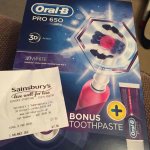 Oral B Pro 650 Pink Toothbrush