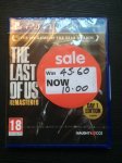 Last of Us Remastered Day 1 Edition PS4 Asda Halesowen