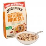 Jordans Muesli in Waitrose on my picks so £1.11 assorted plain/nuts