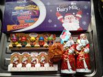 Cadbury's selection boxes 18p, 36p.. lindt choc santa 18p, coins + more