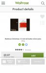 Waitrose 12 mini all butter mince pies massively reduced