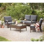 Jakarta 4 Piece Conversation Sofa Set
