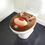 Rudolph Toilet Seat Cover