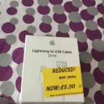 Apple lighting cable