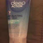 Superdrug deep action face wash