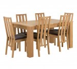 Home of Style Oakhampton Dining Table & 6 Chairs