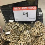 WICKER HEARTS AT B&Q