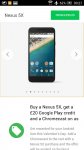 LG Nexus 5x now with £20 Google Play credit and a free Chromecast