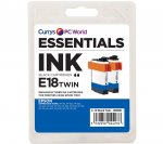 ESSENTIALS Black Epson Ink Cartridges - Twin Pack