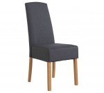 4 Langford Highback Chairs (Grey)