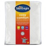 Silentnight Cosy Comfort Mattress Protector Single, Double and Kingsize