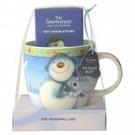 Snowman Hot Chocolate Mug Gift Set