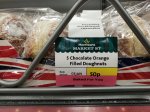 Chocolate Orange filled doughnuts