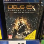 PS4/XB1 Deus ex day one edition