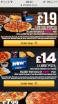 Pizza Hut Deal (Delivery) - Large + Medium + Garlic Bread + Wedges + 1.5ltr bottle + NOWTV SkySports Week/Sky Cinema Month Pass