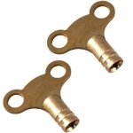 4 BRASS RADIATOR BLEED KEYS