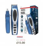 Wahl 5598-1517 Rechargeable Definer Trimmer Gift Set + 3yr warranty