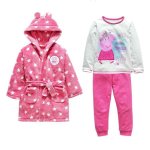 Peppa pig pyjamas and dressing gown set