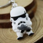 White Soldier Key Ring Pendant 4cm Movie Product