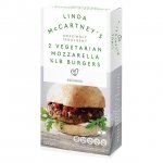 Linda McCartney Meat Free Mozzarella Quarter Pounder Burgers (2 x 113g)