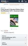 Forza Horizon 3 for Xbox1 and PC @ Amazon. Receive code to use on both platforms