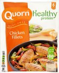 Quorn Meat Free Fillets (Gluten Free) (6 per pack - 312g) / Quorn Peppered Steaks (Gluten Free) (2 = 196g)
