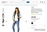 Ladies embroidered bomber jacket