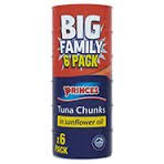 6 pack of Princes Tuna Chunks