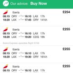 Return Iberia and BA summer flights to Los Angeles