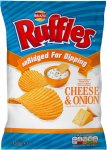 Walkers Ruffles Ridged Crisps - Original / Cheese & Onion / Ridged Paprika Crisps (150g) was £1.98 now £1.00 @ Asda