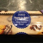 Tesco Raw Chocolate Chip Cookie Dough instore