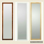 HOME Wooden Full Length Mirror ~ 3 Colours White/Oak/Walnut 1/2 Price