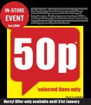 Poundland "Core Range" Event (Their January Sale?) 50p