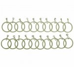 HOME 20 Metal 28mm Curtain Rings Cream £1.99 WAS £4.99 ARGOS (C&C)