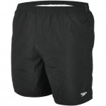 Speedo Men's Solid Leisure 16 Inch Water Shorts (Black) delivered