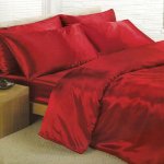 Full set of satin bedding inc fitted sheet & 2 pillowcases each in 8 colours now £12.49 single, £15.49 double, £17.49 king & £20.49 super king delivered @ eBay sold by character_mad