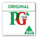 PG tips Pyramid Teabags (240's = 696g)