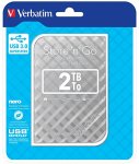 Verbatim 2TB Portable USB 3.0 Hard Drive (Silver)