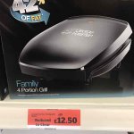 George Foreman Family 4 Portion Grill - Sainsbury's