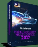 Bitdefender Total Security 2017 upto 5 devices