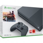 Storm Grey Xbox One with Battlefield 1 and Gears of War 4