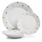 Sabichi Pastel Spot 12 Piece Dinner Set