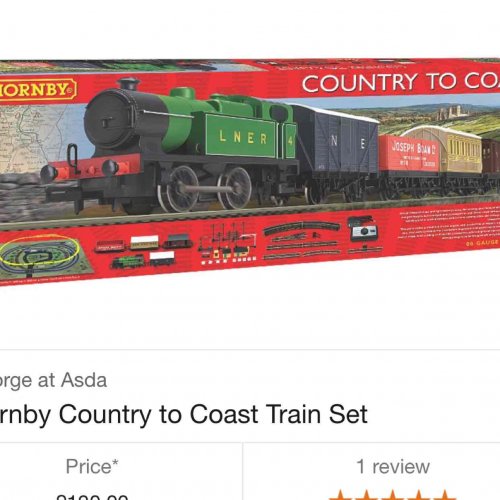 hornby train set asda