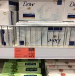 6*100g Dove soap