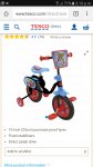 10inch avengers bike Was 50.00 stock online