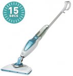 Black & Decker Handle Command Steam Mop, 1600 Watt - White/ Blue