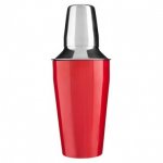 Stainless Steel Red Cocktail Shaker
