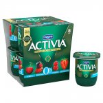 Danone Activia Red Fruits or Mixed Fruit Yoghurts 0% Fat 8X125g