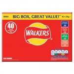 Walkers crisps box of 40