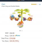 Vtech baby mobile @ Amazon - Lightning Deal (Prime Exclusive)